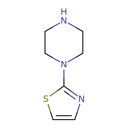 N1CCN(CC1)c1nccs1