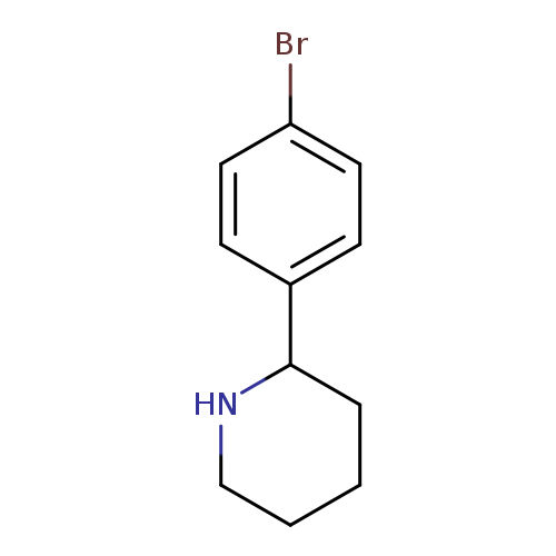 Brc1ccc(cc1)C1CCCCN1