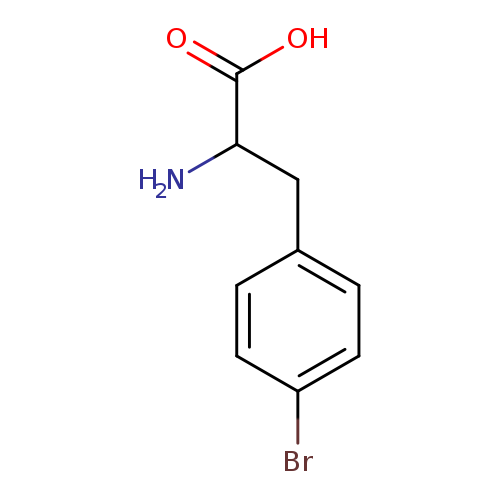 NC(C(=O)O)Cc1ccc(cc1)Br