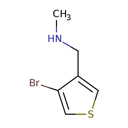 CNCc1cscc1Br