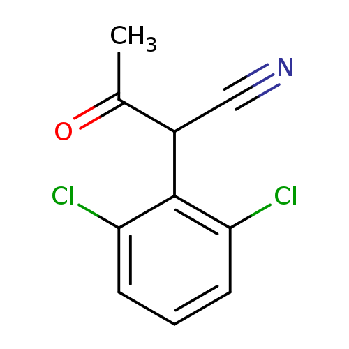 N#CC(c1c(Cl)cccc1Cl)C(=O)C