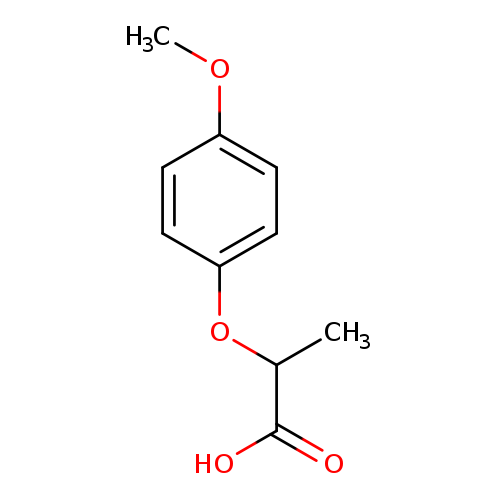 COc1ccc(cc1)OC(C(=O)O)C