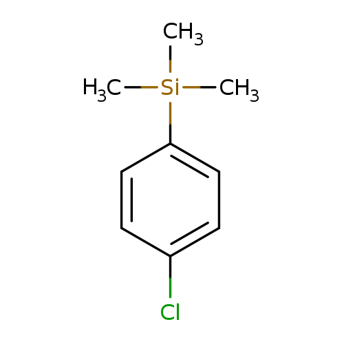 Clc1ccc(cc1)[Si](C)(C)C