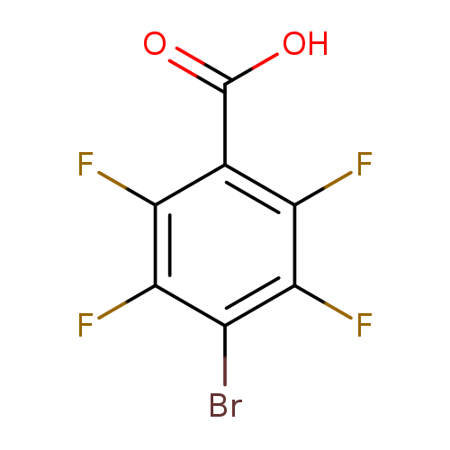 Fc1c(F)c(C(=O)O)c(c(c1Br)F)F