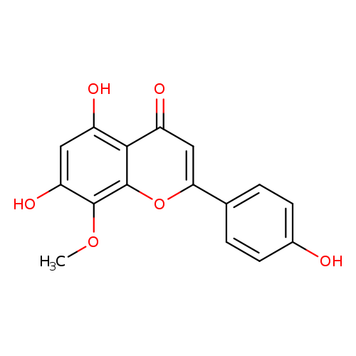 COc1c(O)cc(c2c1oc(cc2=O)c1ccc(cc1)O)O