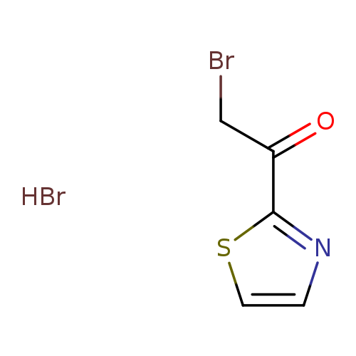 BrCC(=O)c1nccs1.Br