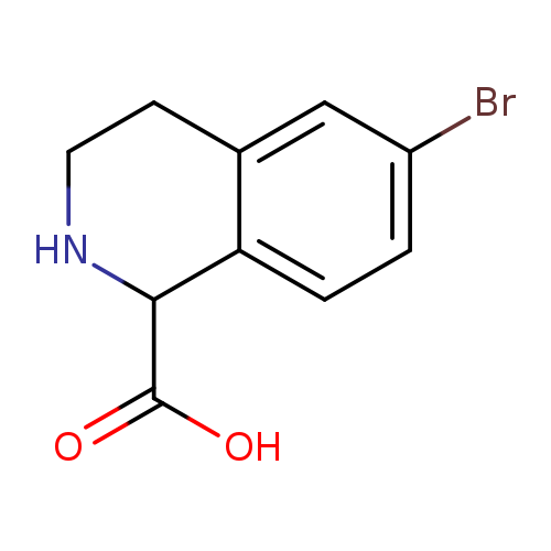 OC(=O)C1NCCc2c1ccc(c2)Br