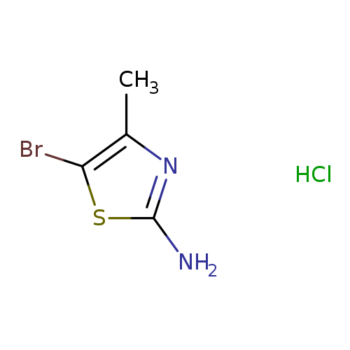 Nc1nc(c(s1)Br)C.Cl