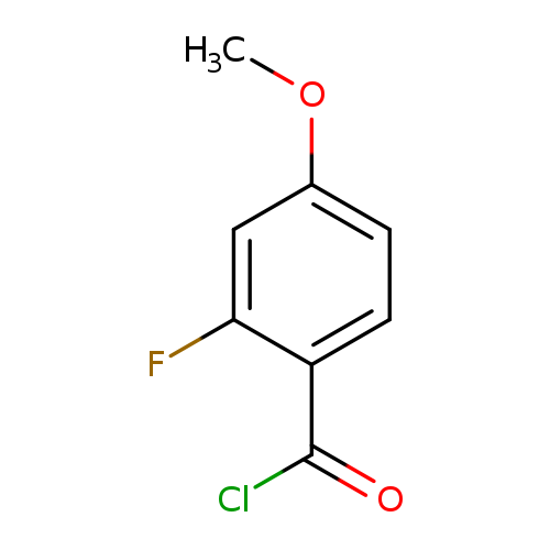 COc1ccc(c(c1)F)C(=O)Cl
