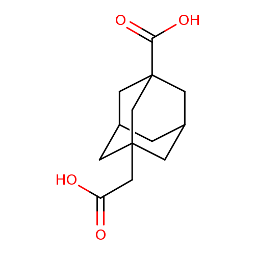 OC(=O)CC12CC3CC(C1)CC(C2)(C3)C(=O)O