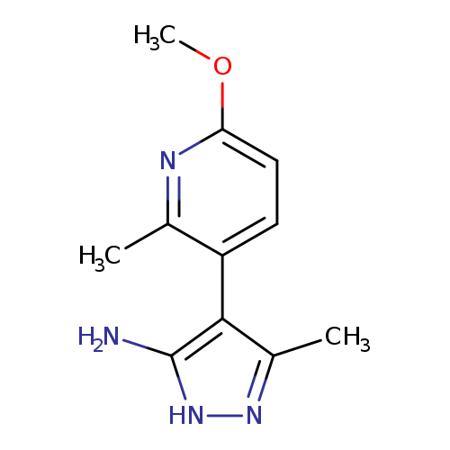 COc1ccc(c(n1)C)c1c(N)[nH]nc1C