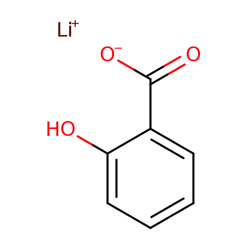 [O-]C(=O)c1ccccc1O.[Li+]
