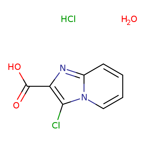 OC(=O)c1nc2n(c1Cl)cccc2.O.Cl