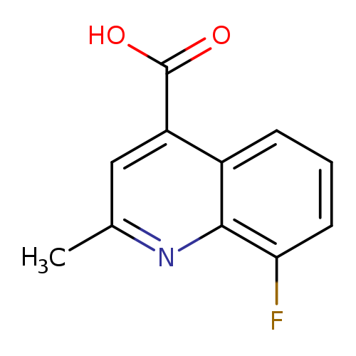Cc1cc(C(=O)O)c2c(n1)c(F)ccc2