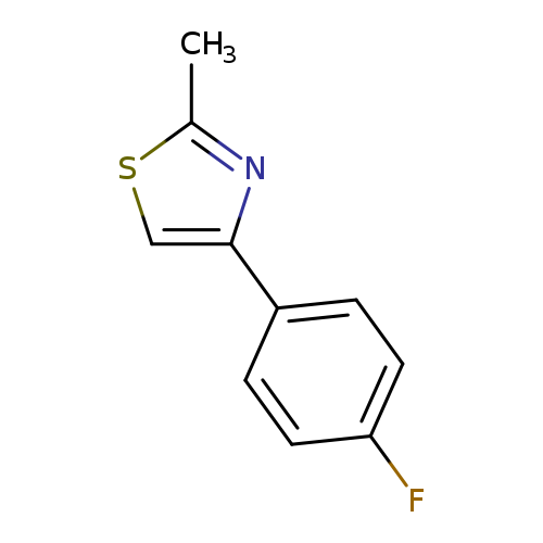 Fc1ccc(cc1)c1csc(n1)C