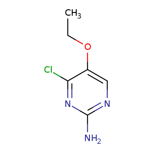 CCOc1cnc(nc1Cl)N