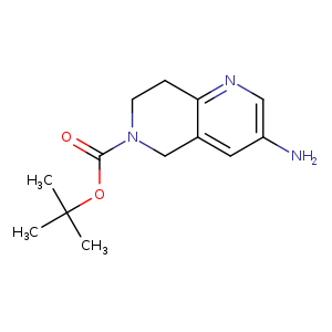 Nc1cnc2c(c1)CN(CC2)C(=O)OC(C)(C)C