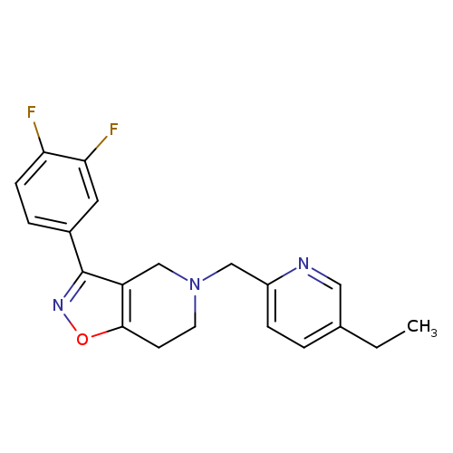 CCc1ccc(nc1)CN1CCc2c(C1)c(no2)c1ccc(c(c1)F)F