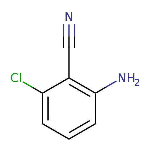 N#Cc1c(N)cccc1Cl