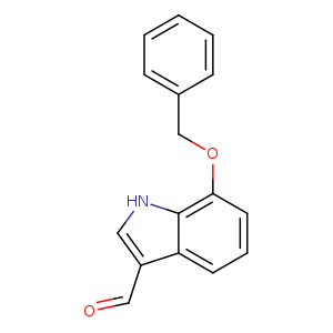 O=Cc1c[nH]c2c1cccc2OCc1ccccc1