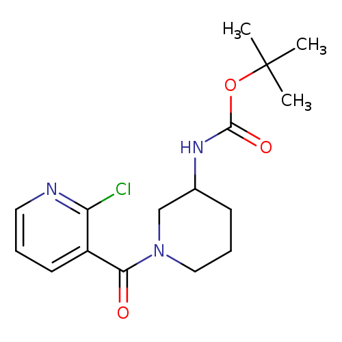 O=C(OC(C)(C)C)NC1CCCN(C1)C(=O)c1cccnc1Cl