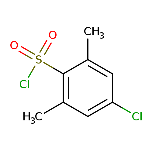 Clc1cc(C)c(c(c1)C)S(=O)(=O)Cl