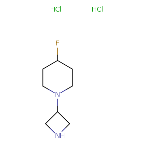 FC1CCN(CC1)C1CNC1.Cl.Cl