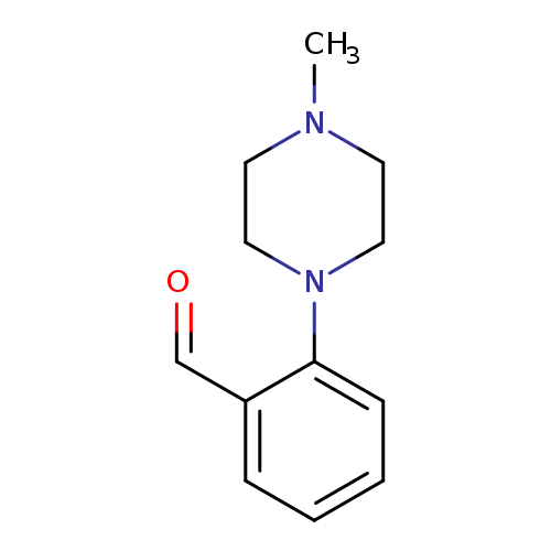 O=Cc1ccccc1N1CCN(CC1)C
