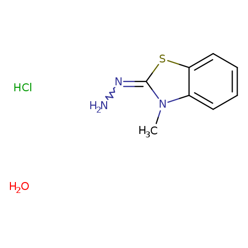 NN=c1sc2c(n1C)cccc2.O.Cl