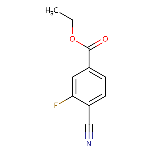 CCOC(=O)c1ccc(c(c1)F)C#N
