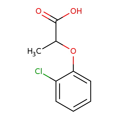 OC(=O)C(Oc1ccccc1Cl)C