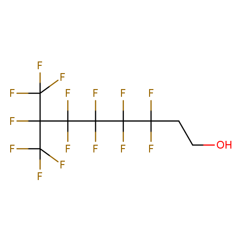 OCCC(C(C(C(C(C(F)(F)F)(C(F)(F)F)F)(F)F)(F)F)(F)F)(F)F