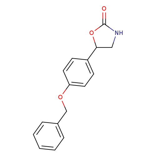 O=C1NCC(O1)c1ccc(cc1)OCc1ccccc1