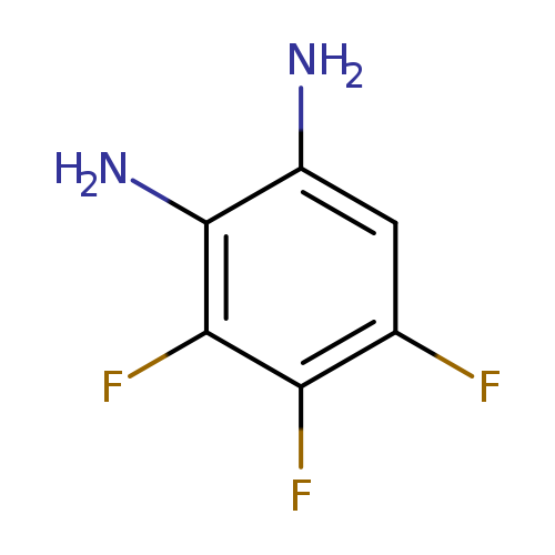 Nc1cc(F)c(c(c1N)F)F