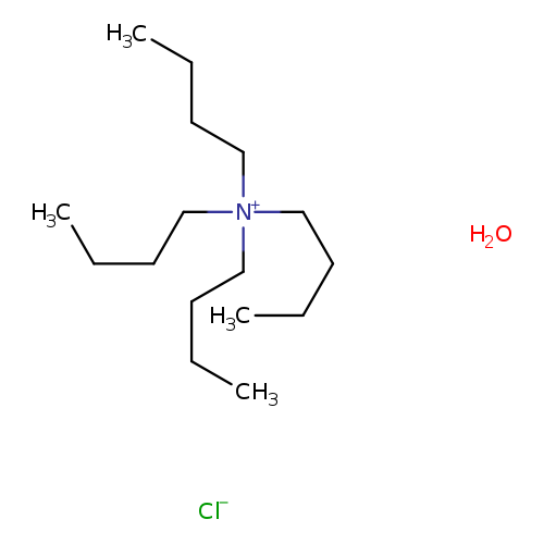 CCCC[N+](CCCC)(CCCC)CCCC.O.[Cl-]