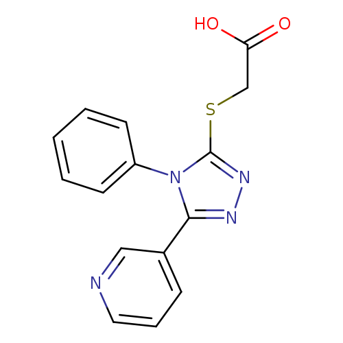 OC(=O)CSc1nnc(n1c1ccccc1)c1cccnc1