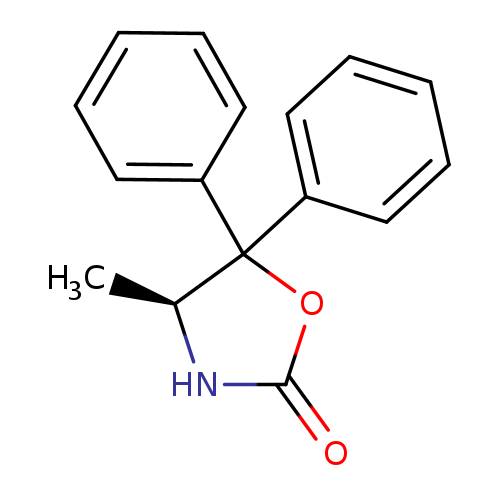 C[C@@H]1NC(=O)OC1(c1ccccc1)c1ccccc1