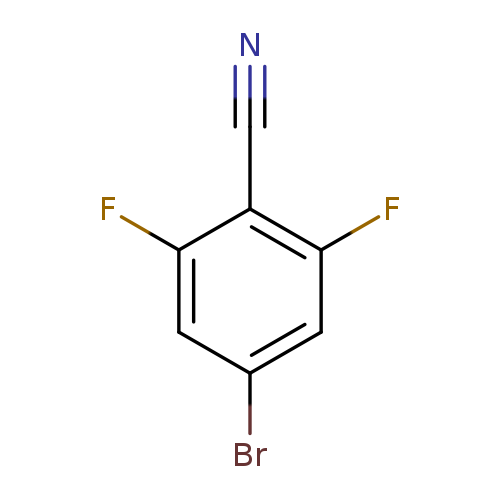 N#Cc1c(F)cc(cc1F)Br