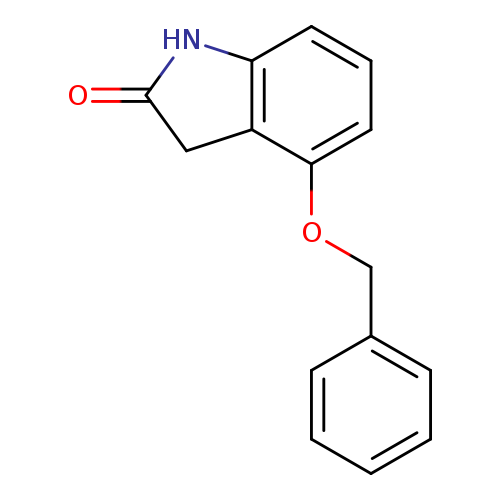 O=C1Nc2c(C1)c(ccc2)OCc1ccccc1