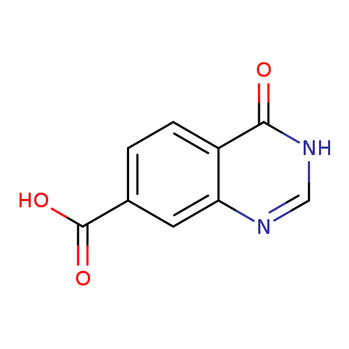 OC(=O)c1ccc2c(c1)nc[nH]c2=O