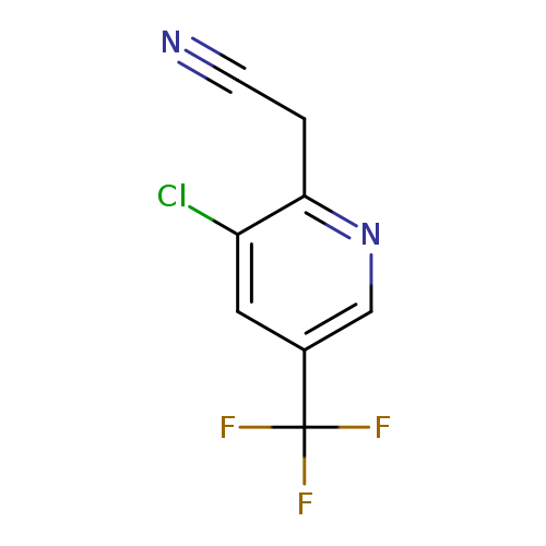 N#CCc1ncc(cc1Cl)C(F)(F)F