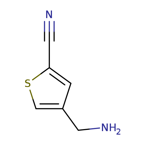 NCc1csc(c1)C#N