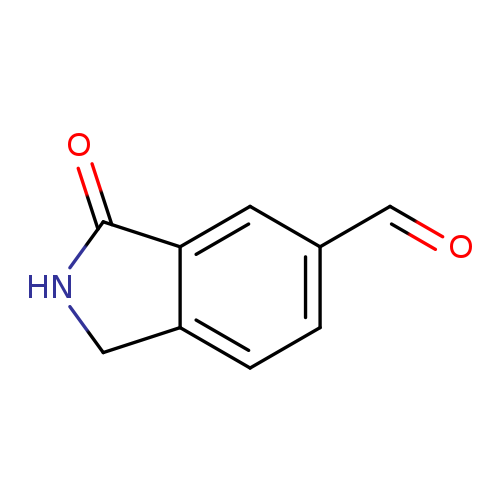 O=Cc1ccc2c(c1)C(=O)NC2