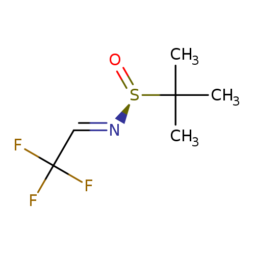 O=[S@@](C(C)(C)C)/N=C/C(F)(F)F