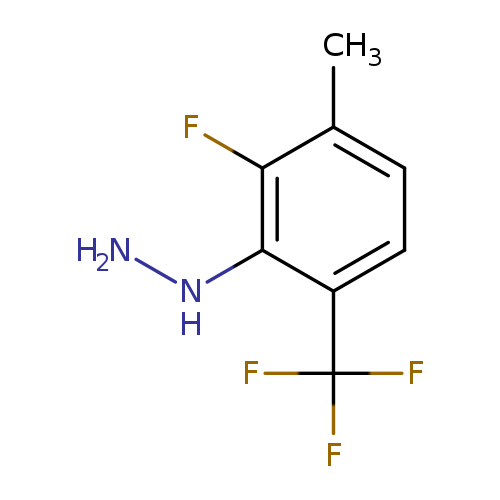 NNc1c(F)c(C)ccc1C(F)(F)F