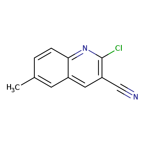 N#Cc1cc2cc(C)ccc2nc1Cl