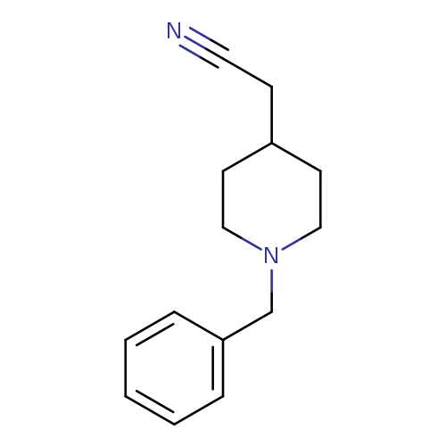 N#CCC1CCN(CC1)Cc1ccccc1