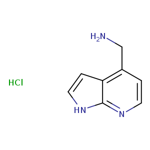 NCc1ccnc2c1cc[nH]2.Cl