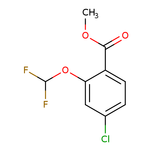 COC(=O)c1ccc(cc1OC(F)F)Cl