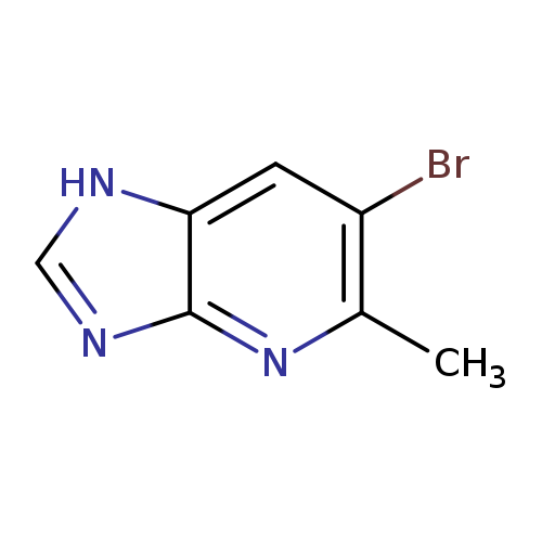 Brc1cc2[nH]cnc2nc1C